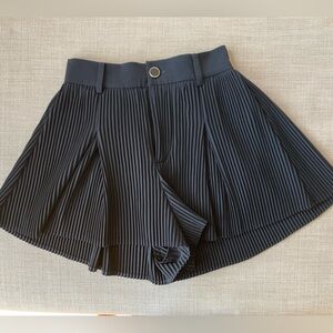b+ab pleated mini shorts in black size XS
